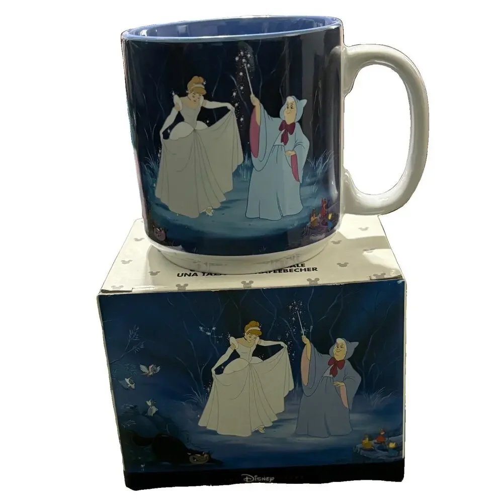 Disney Classic Cinderella Vintage 90s Coffee Mug NIB